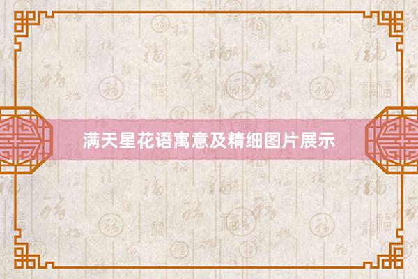 满天星花语寓意及精细图片展示