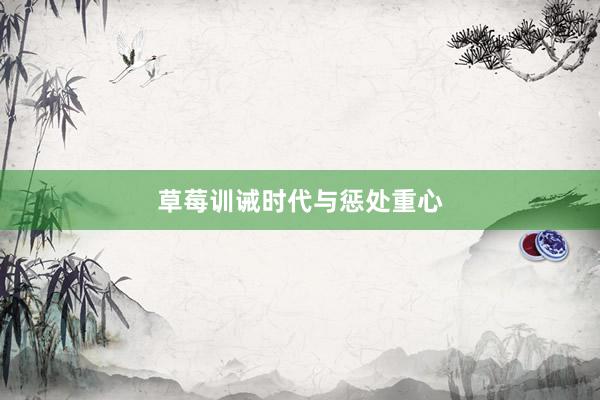 草莓训诫时代与惩处重心